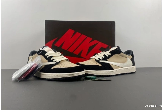 Scott 1 Travis SP Brown DM7866-201 Low Jordan Retro OG 0728